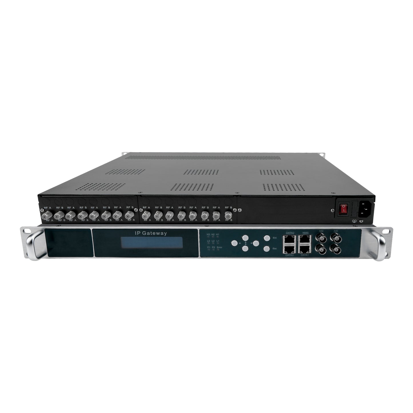 DMB-90E FTA 24 Frequency DVB T over IP Streamer Tuner to SRT HTTP HLS Gateway