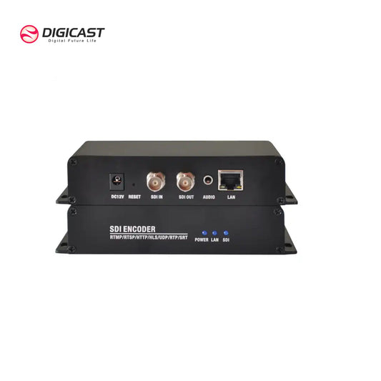 DMB-8900A-EC 1080P 60 FPS Single Channel SDI IP Encoder with RTMP HLS HTTP OUT