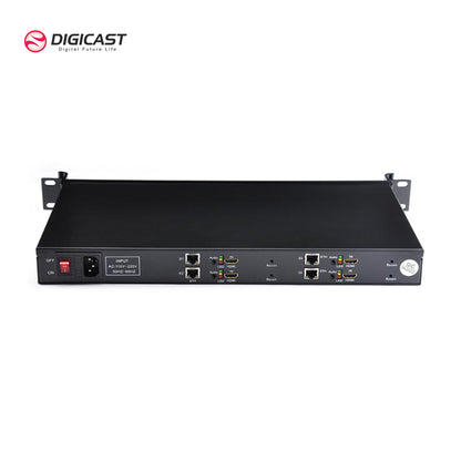 4 channels 1U compression video and tranmission by internet  HDMI TO IP Encoder