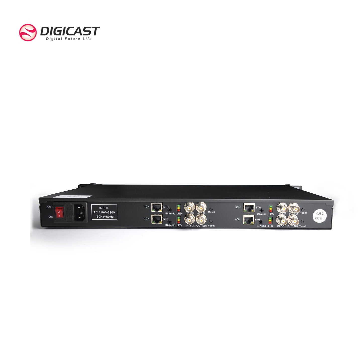 1U 4 channels professional SDI to IP Converter